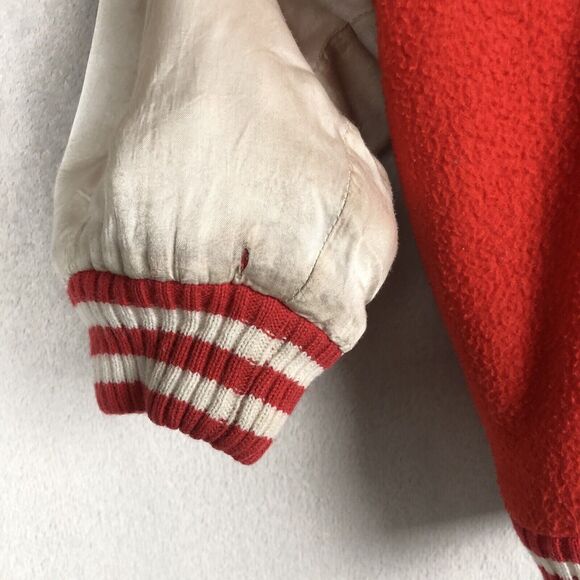 VTG REVOLUTION Turbo‎ Sportswear Varsity Jacket Sz S / M Satin Sleeve 1985 Japan - Picture 13 of 16